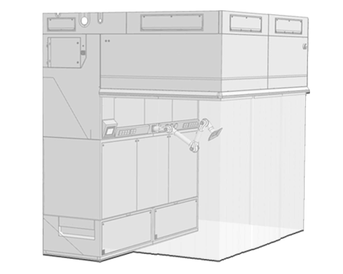 Weighing cabins / dust protection cabins