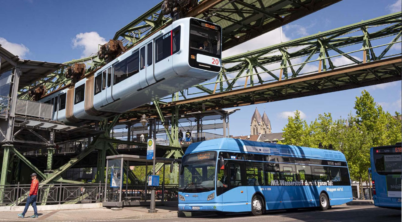 WSW Bus im Einsatz