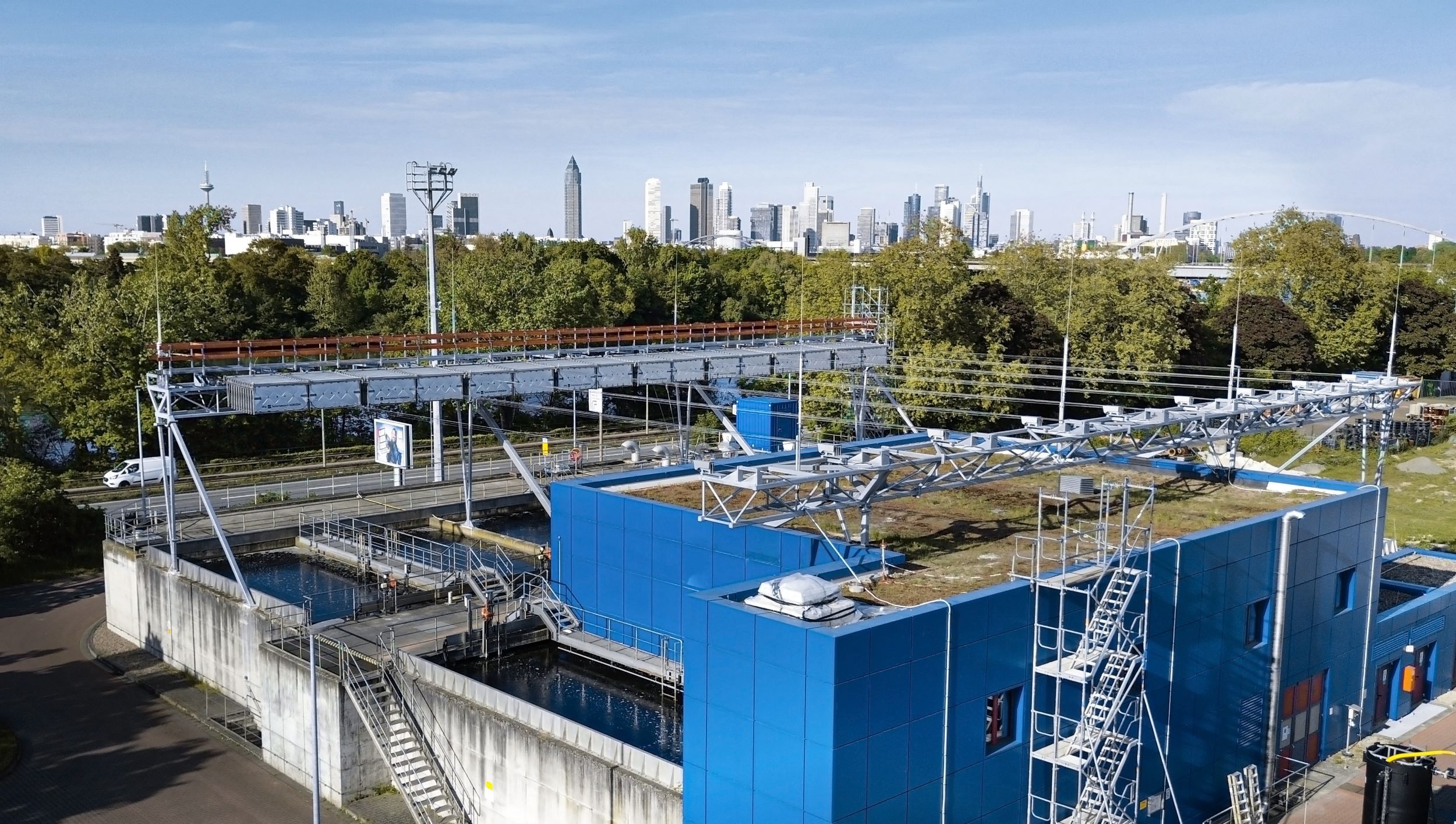 Baustelle Solarfaltdach Stuttgart-Mühlhausen (2,75 MWp)
