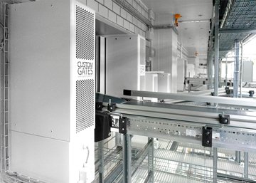 Luftschottsystem für Industrietore