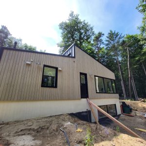 Holzhauskonstruktion