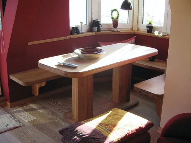 Sitzecke aus massiver Eiche
