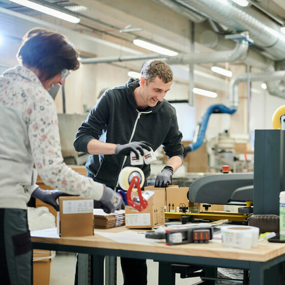 Konfektionierung und Labeling