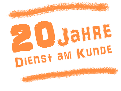 20 years of service to customers