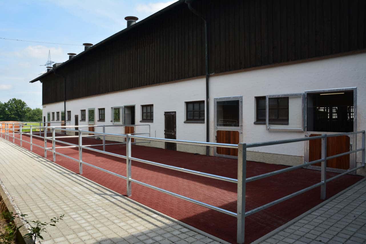 Paddockumzäunung