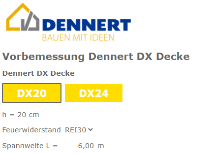 DX-Bemessung
