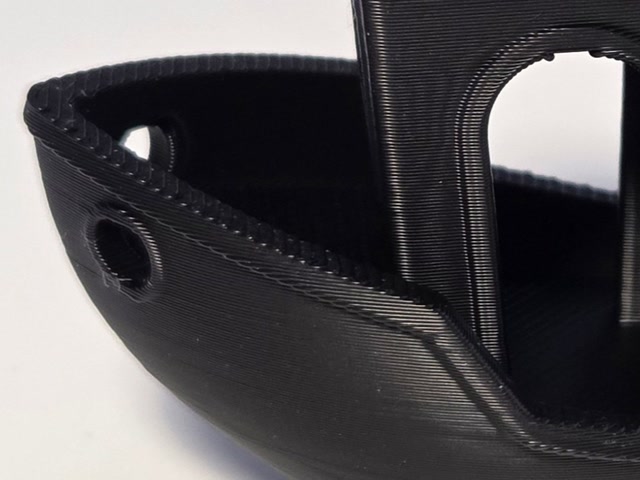 Benchy-Testdruck mit 0,20 mm Schichthöhe – Ausgewogenheit zwischen Qualität und