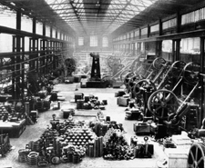 Presswerk Leeds in den 1920er-Jahren