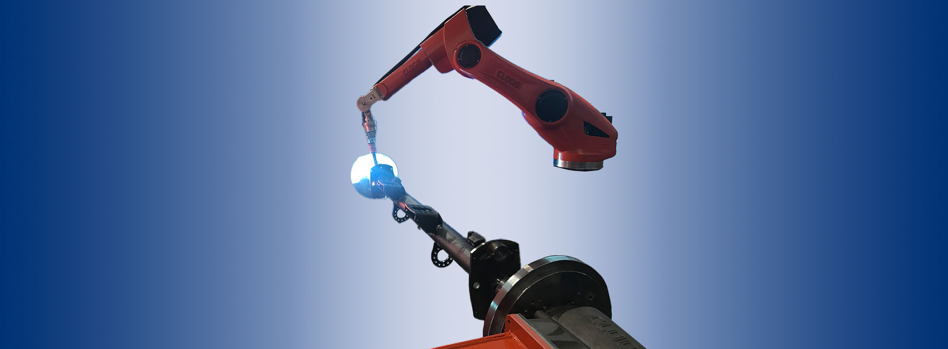 Robotergeschweißte Baugruppe