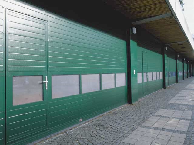Garagen-Sectional-Tor aus Aluminium