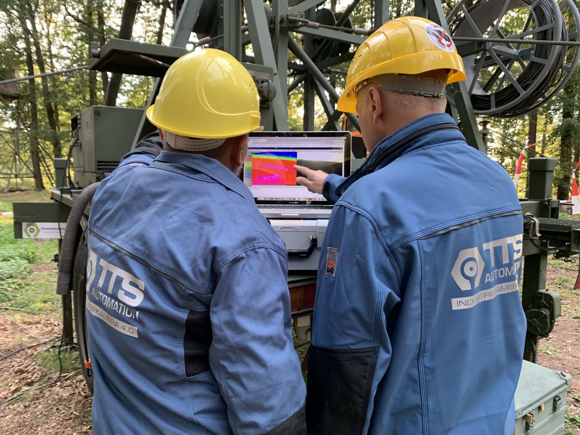 Waldbrandfrüherkennung mit Thermalkamera