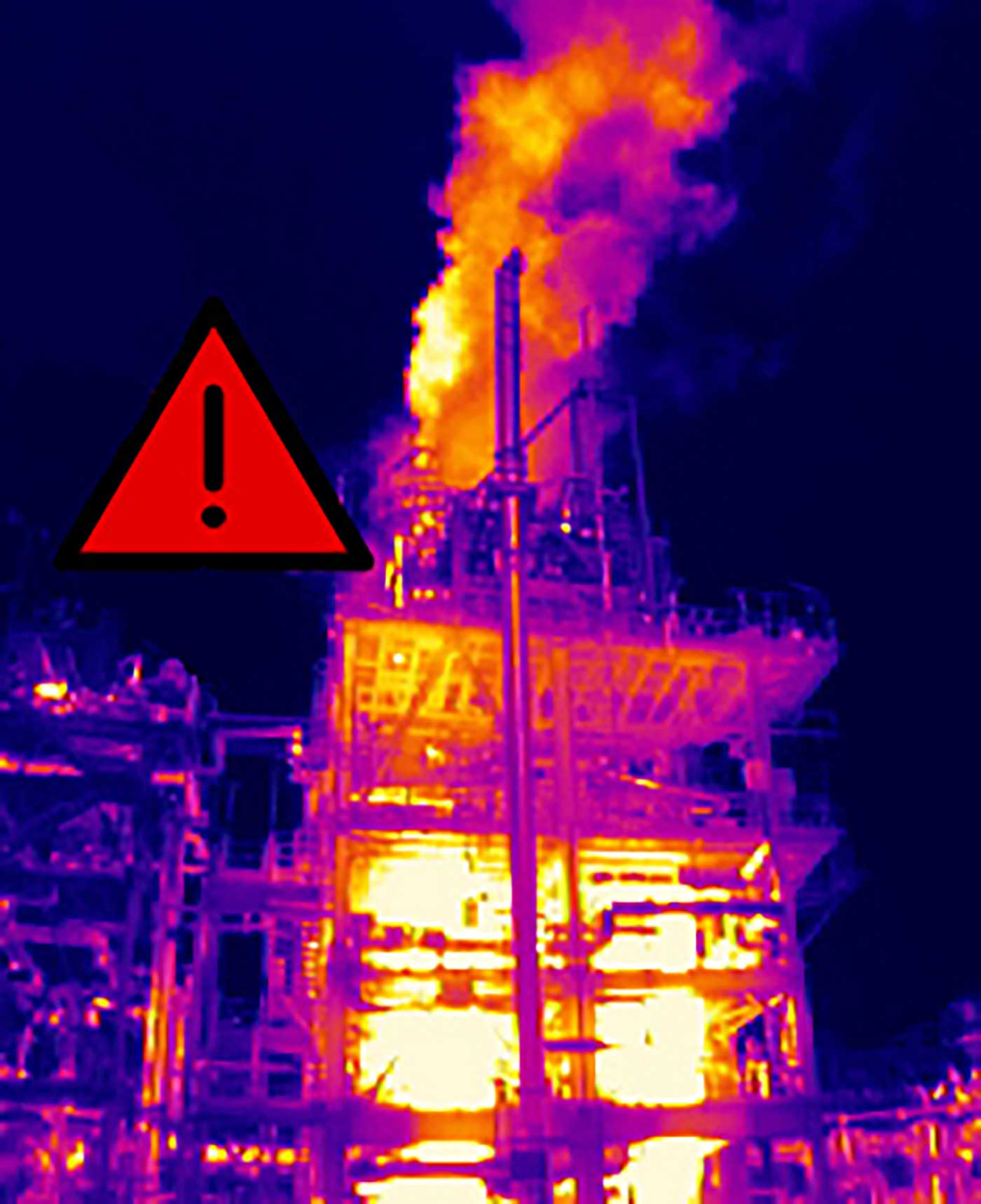Reaktorüberwachung mit thermischer Hotspoterkennung