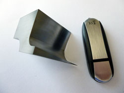 Erodierbauteil (Messer)