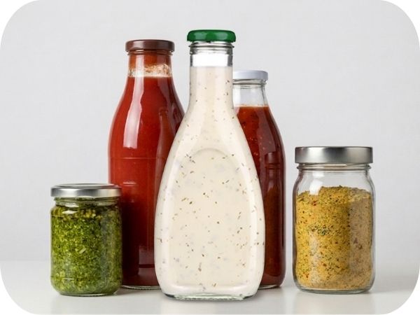 Abfülllinie Saucen und Gewürze