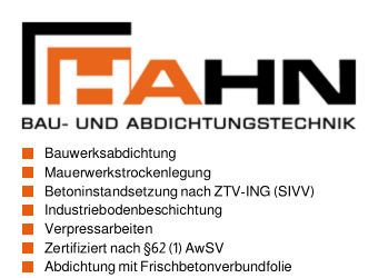 Hahn Bau- und Abdichtungstechnik Logo