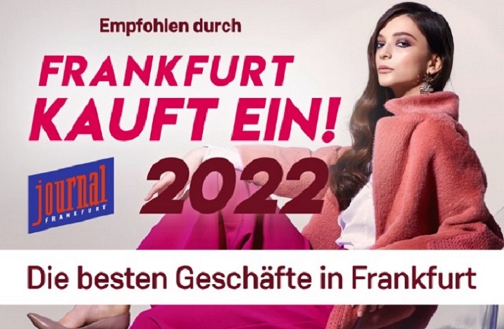 Auszeichnung Journal Frankfurt 'Frankfurt kauft ein 2022'
