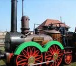 Nachbau der Dampflokomotive 'Saxonia'
