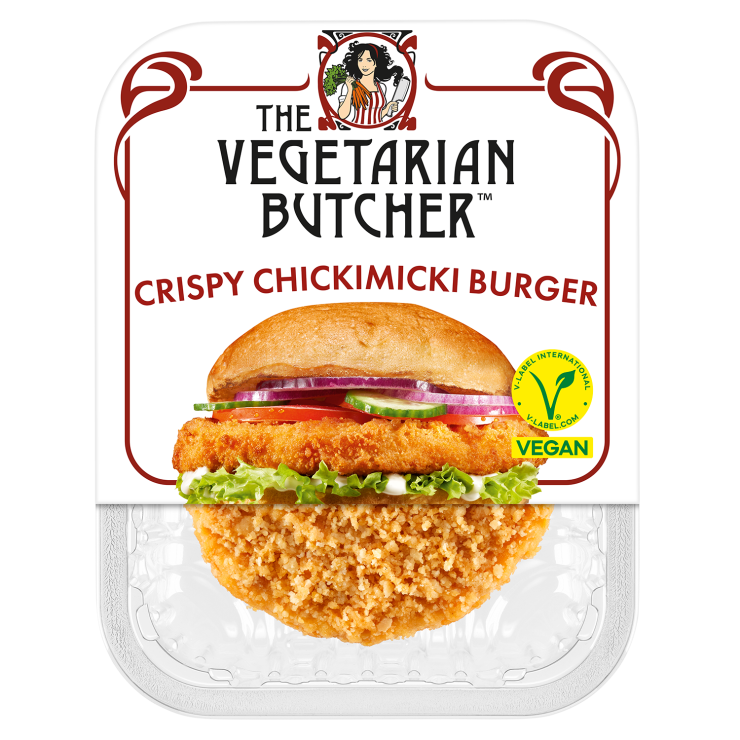 Vegan Crispy Chickimicki Burgers