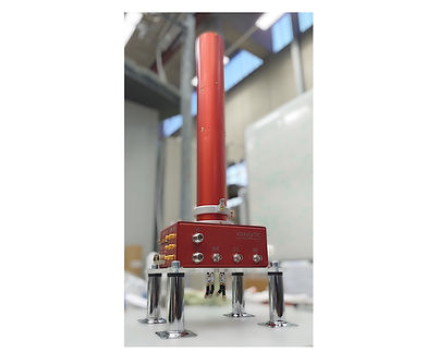 Präzisionsmechanische Komponenten einer NMR-Sonde