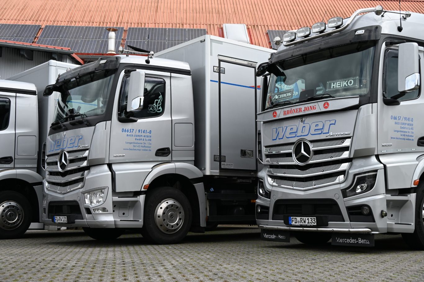 Auslieferung mit eigenem Fuhrpark