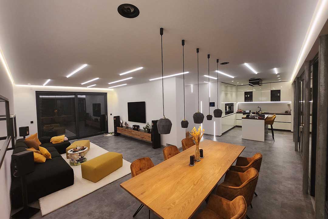 Lichtinstallation Smart Home