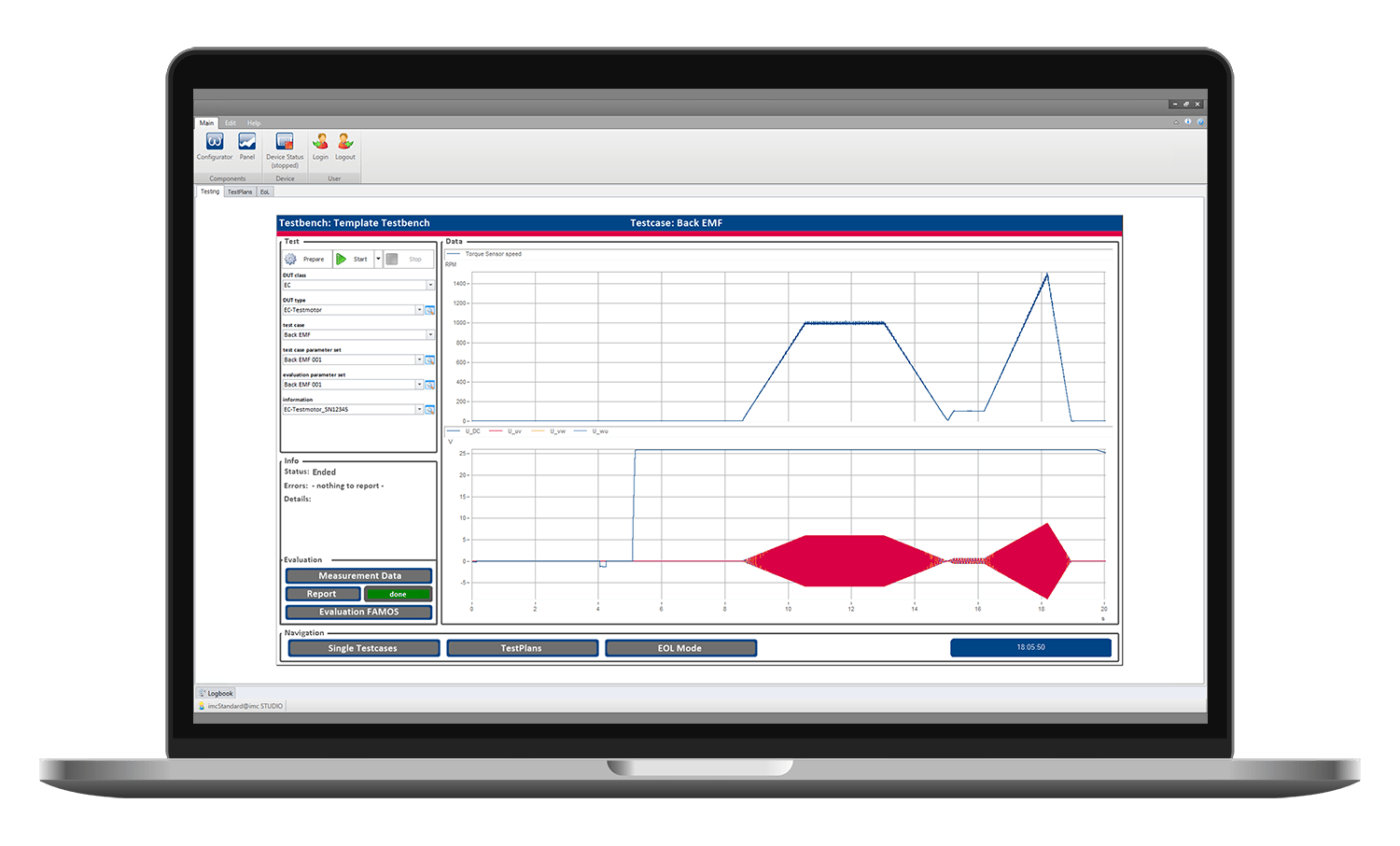 Prüfstandssoftware imx OMEGA