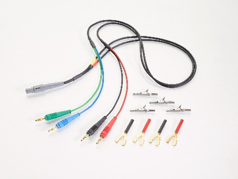 Labor-Messkabel MK-L-Set mit Krokodilklemmen und Kabelschuh-Adaptern