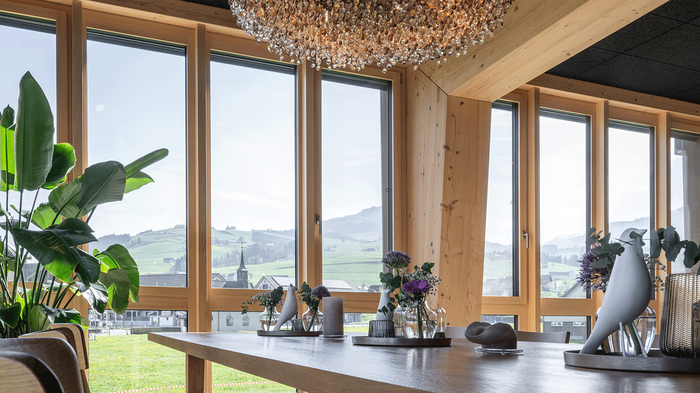 Fenster aus dem Appenzellerland