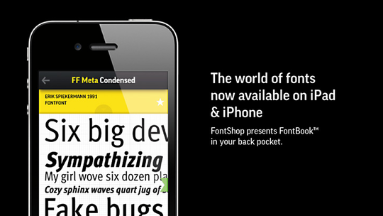 FontBook for iPhone & iPad