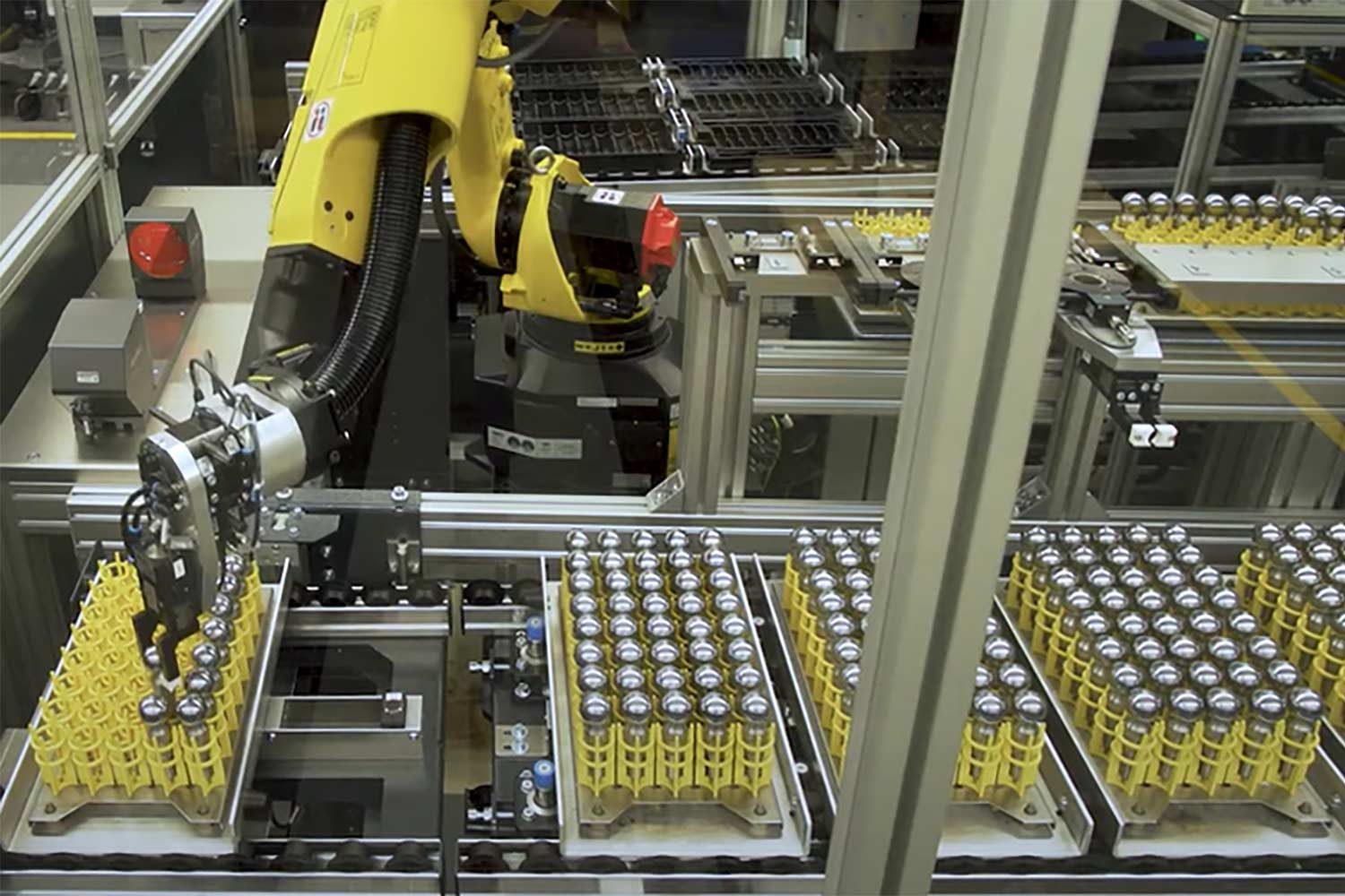 Roboterzelle Palettierung