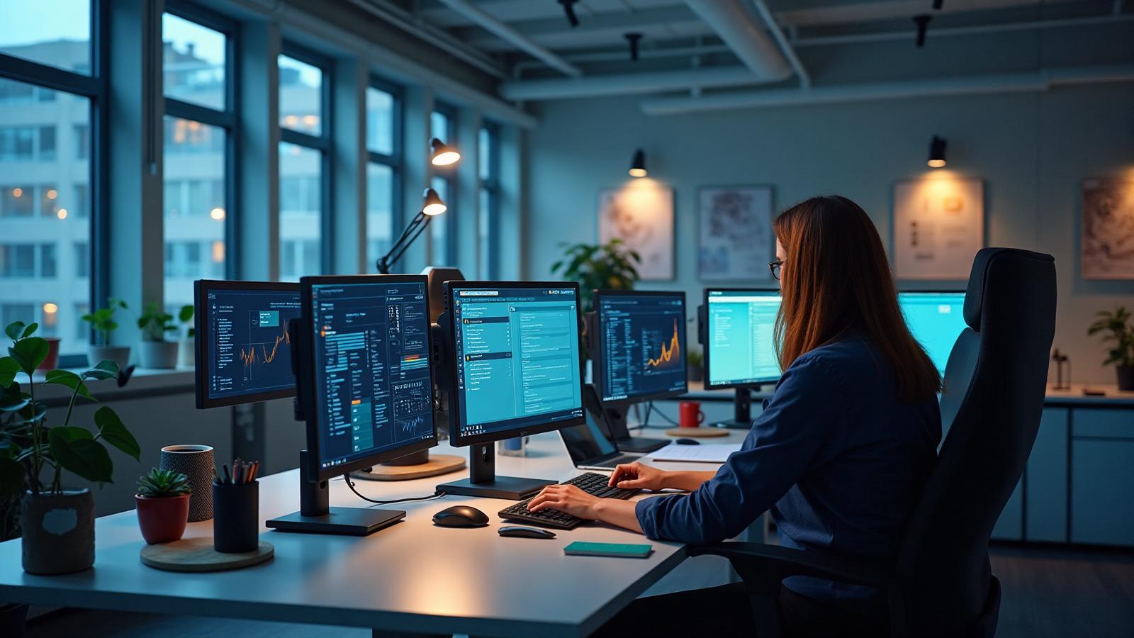 Modernes Büro-Umfeld