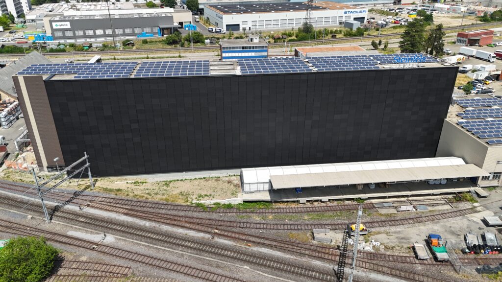 Grossprojekt Industrie in Villmergen-Wohlen, 7440 kWp