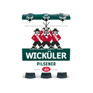 Wicküler Etikett mit Musketier-Motiv