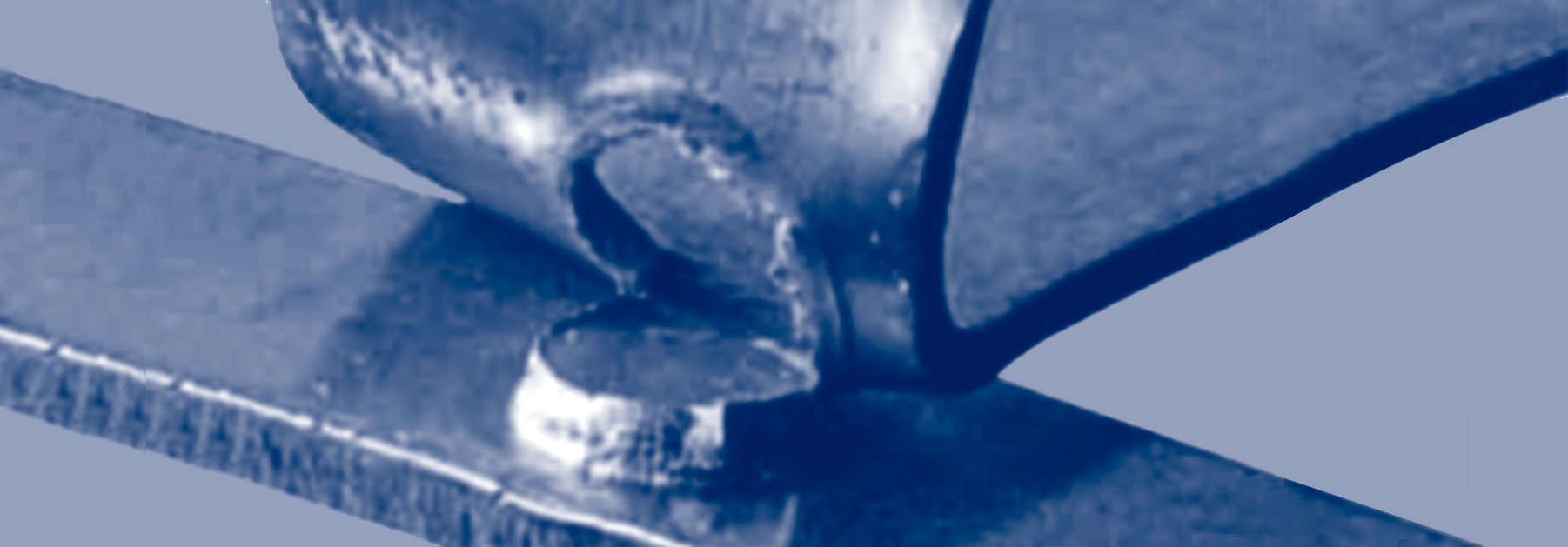 Weld spot magnified