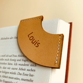 Lesezeichen aus Leder