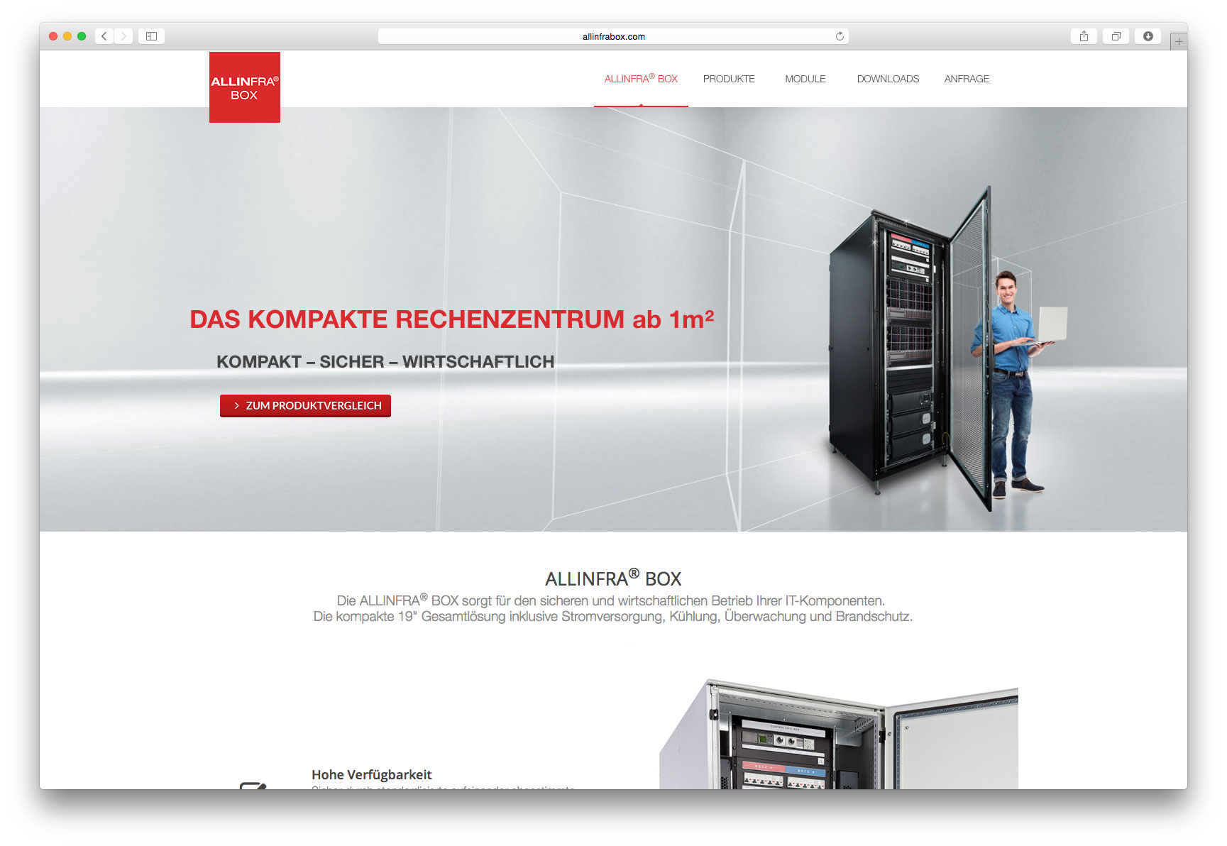 ALLINFRA BOX Website
