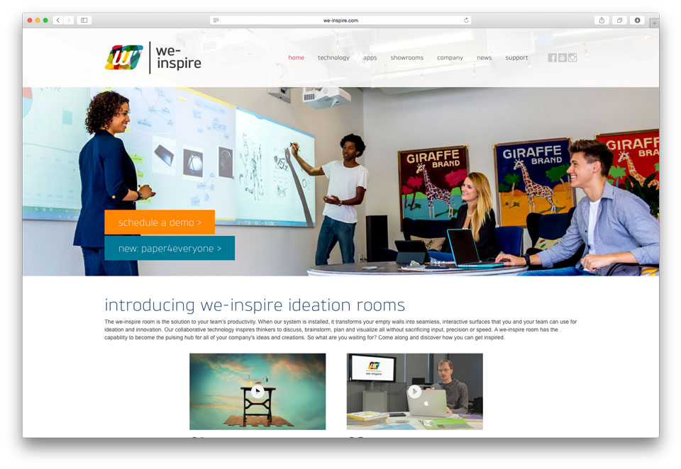 w'inspire Website Relaunch