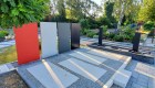 Architektenstelen, Architektenrandstein und Architektenplatte ruvido