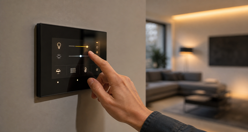 Touchpanel Gebäudetechnik