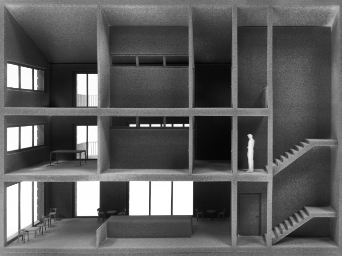 Building model with interior structure
