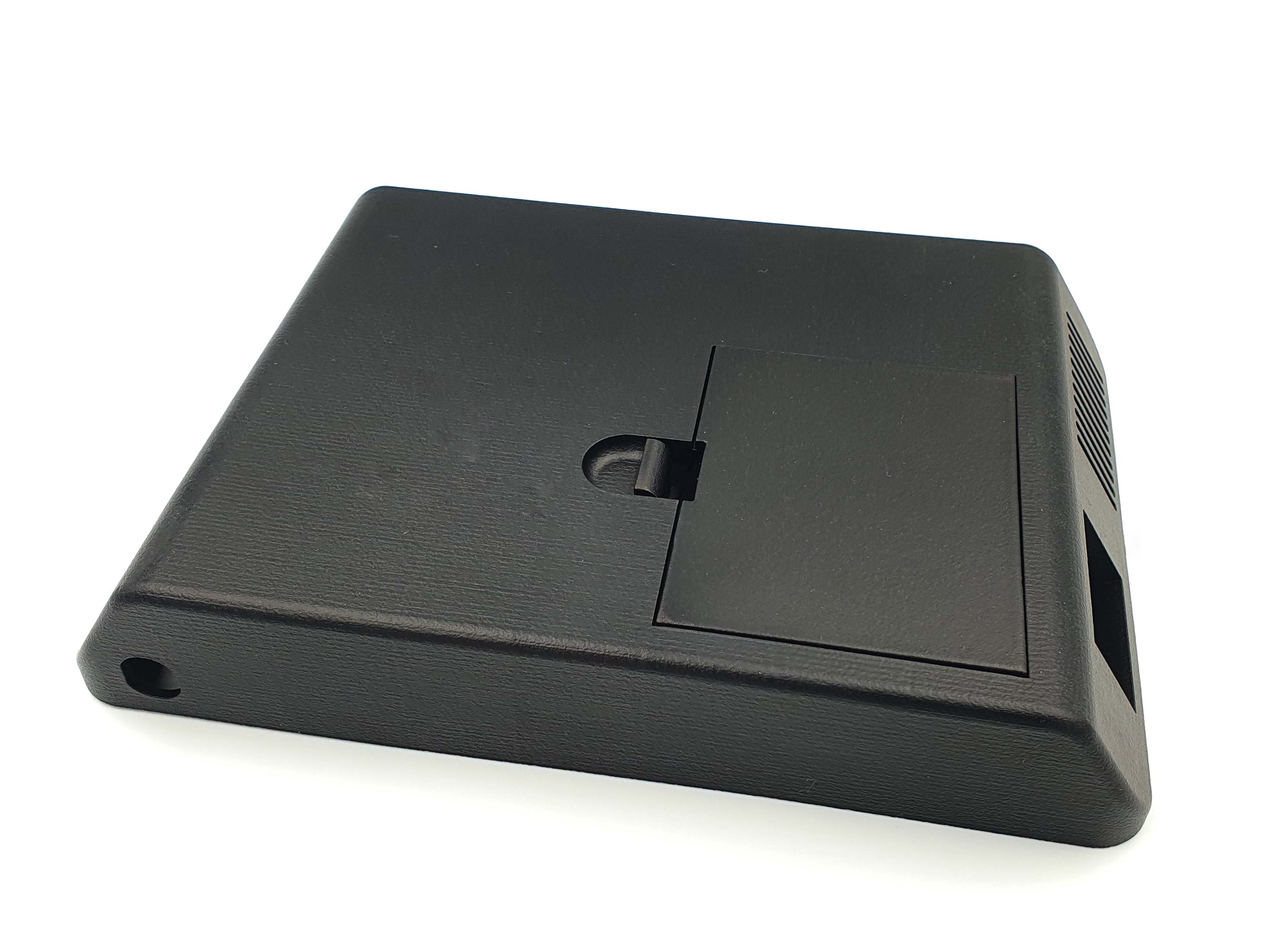 Housing with battery compartment
