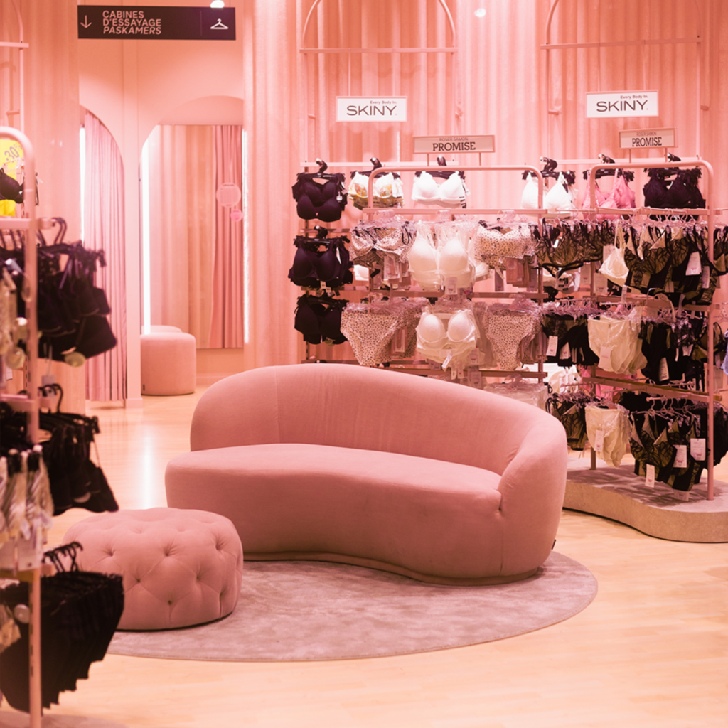 Projekteinrichtung Lingerie Department