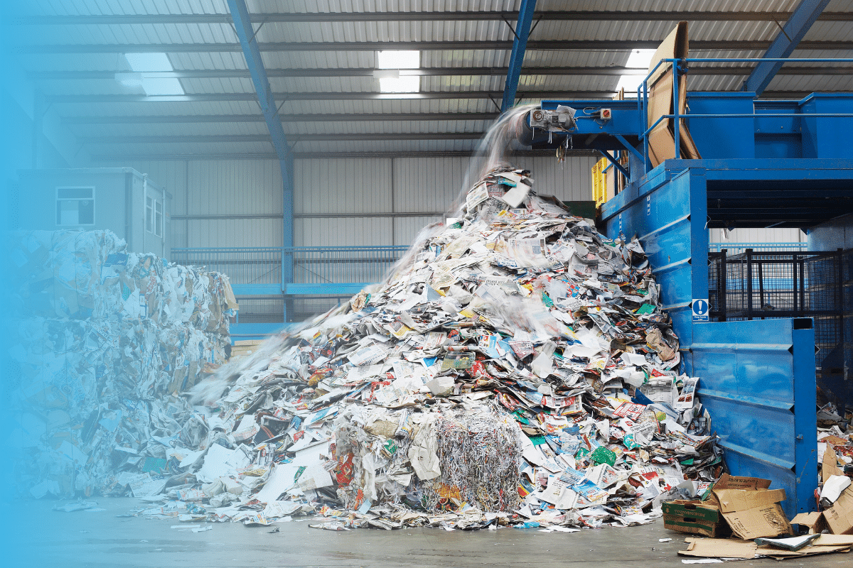 Förderlösungen für die Recycling-Industrie