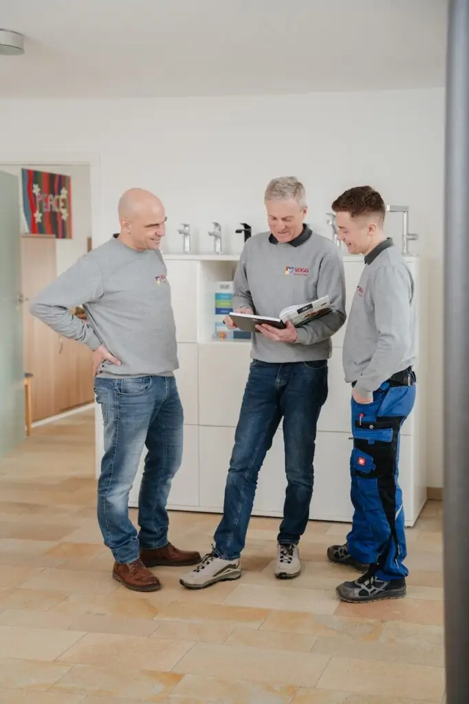 Haustechnik im Einsatz