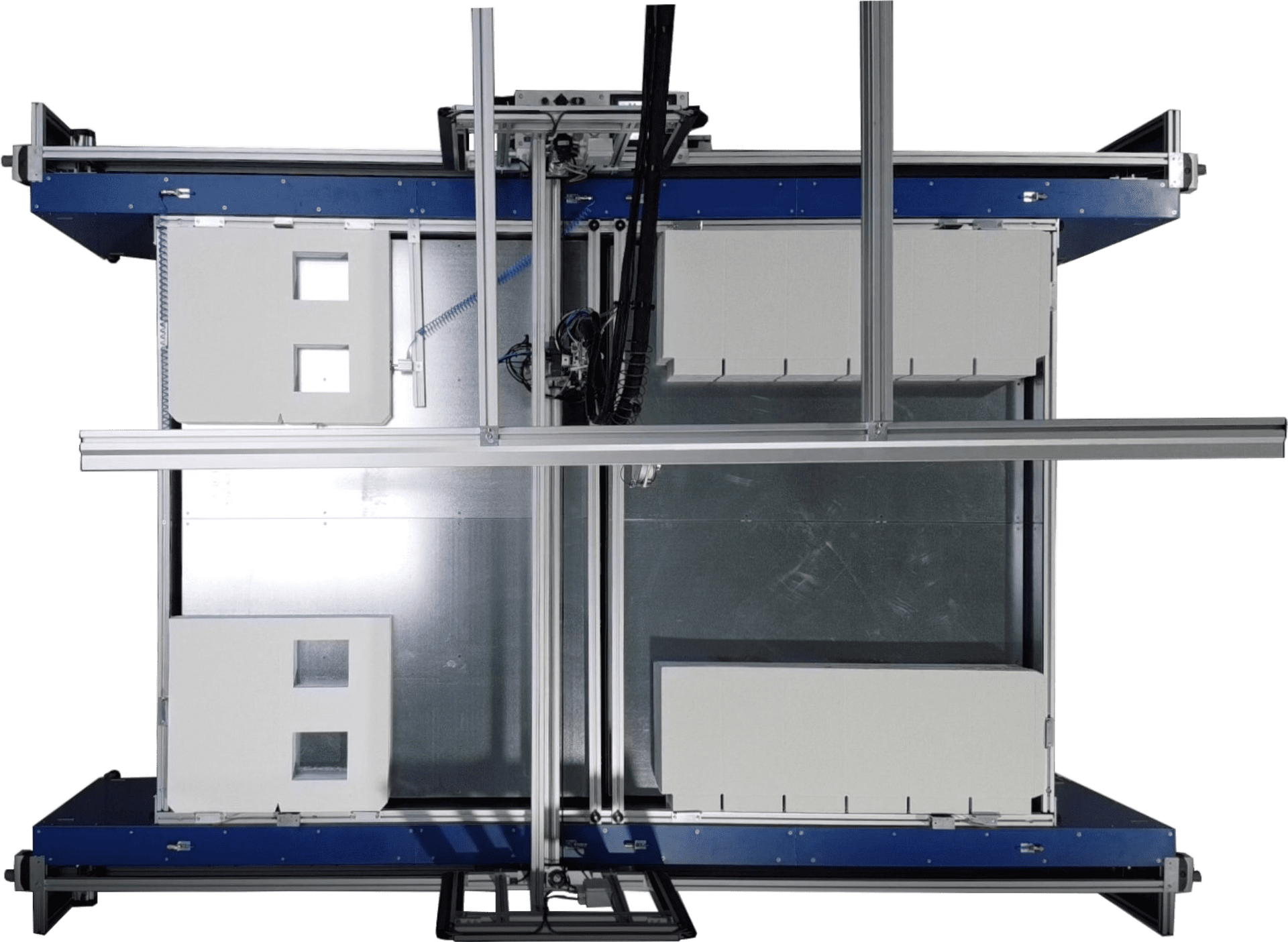 XY Klebeplotter GLUEJET® (Draufsicht)