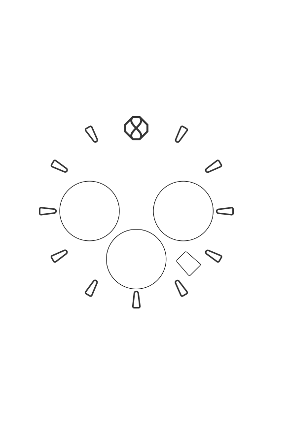 Detailansicht Chronograph