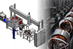Induktive Erwärmungslösung für die Elektromotorenmontage