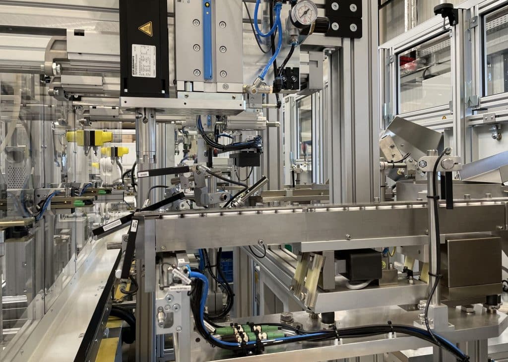 Montageanlage mit Fördertechnik