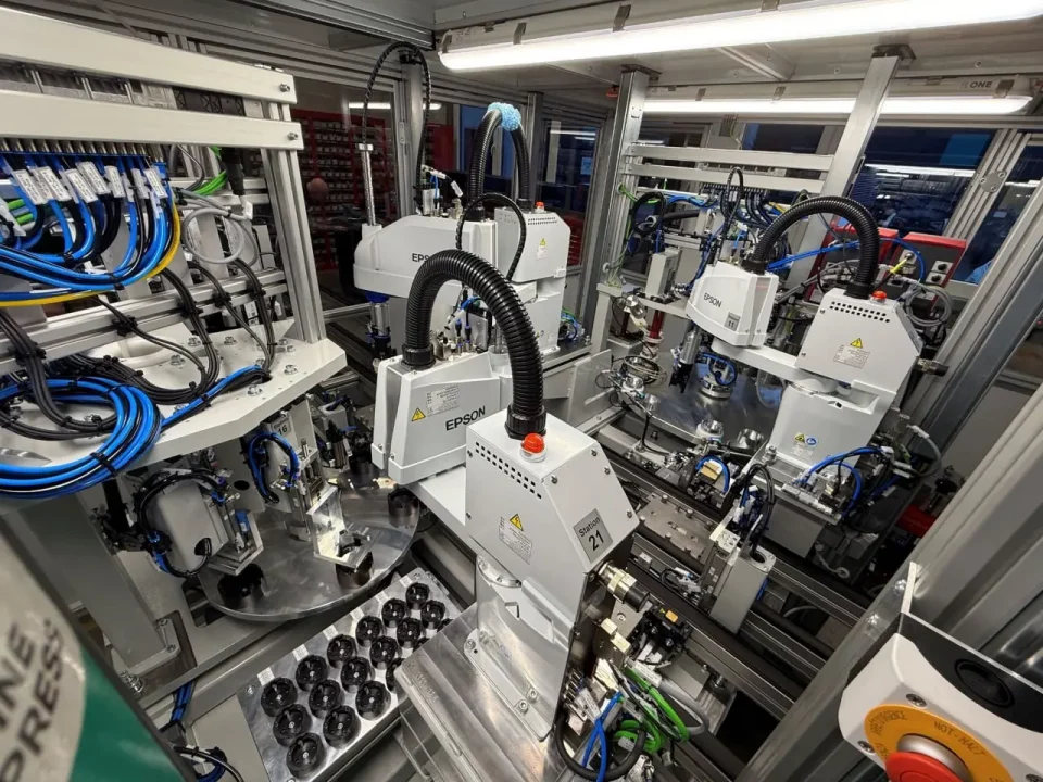 Automatisierte Klebeanlage