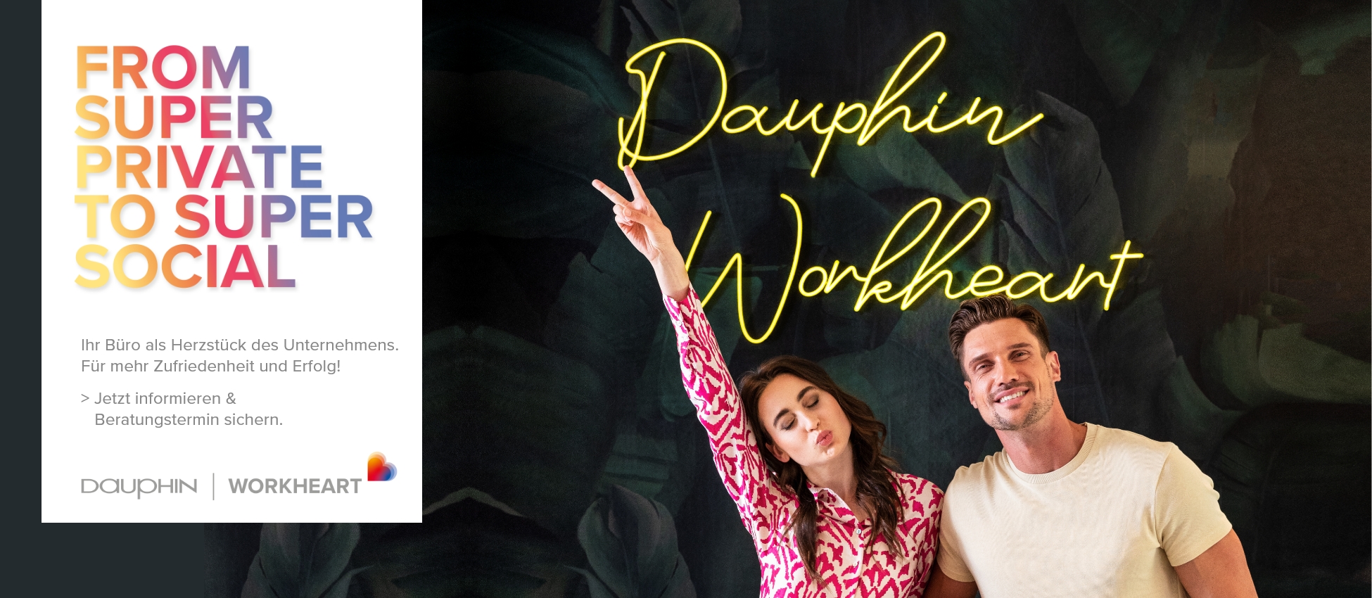 Dauphin Workheart Space – Showroom-Konzept
